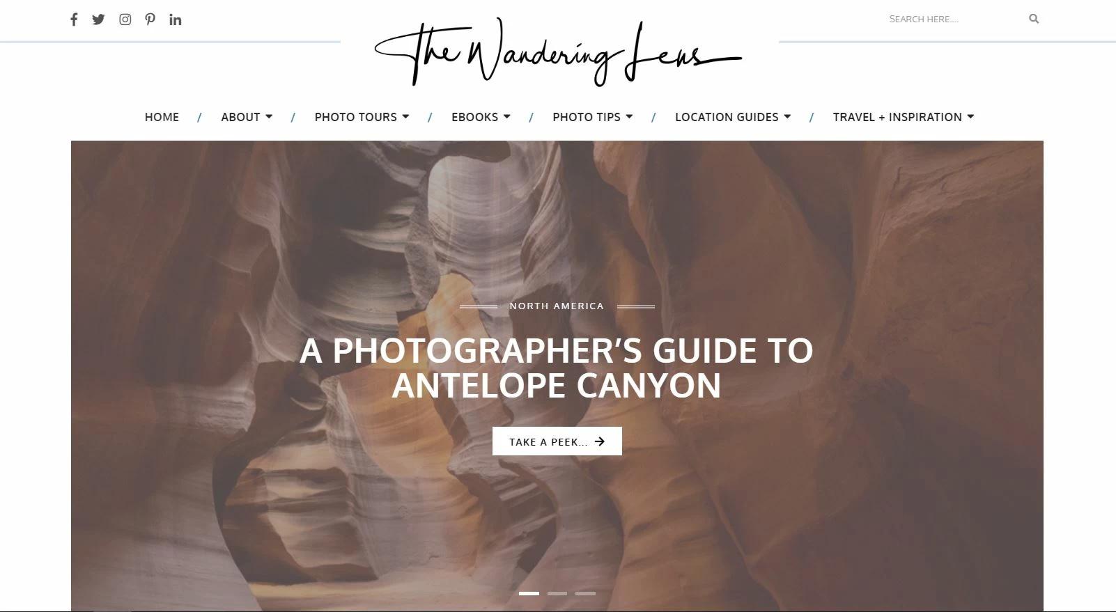The Wandering Lens