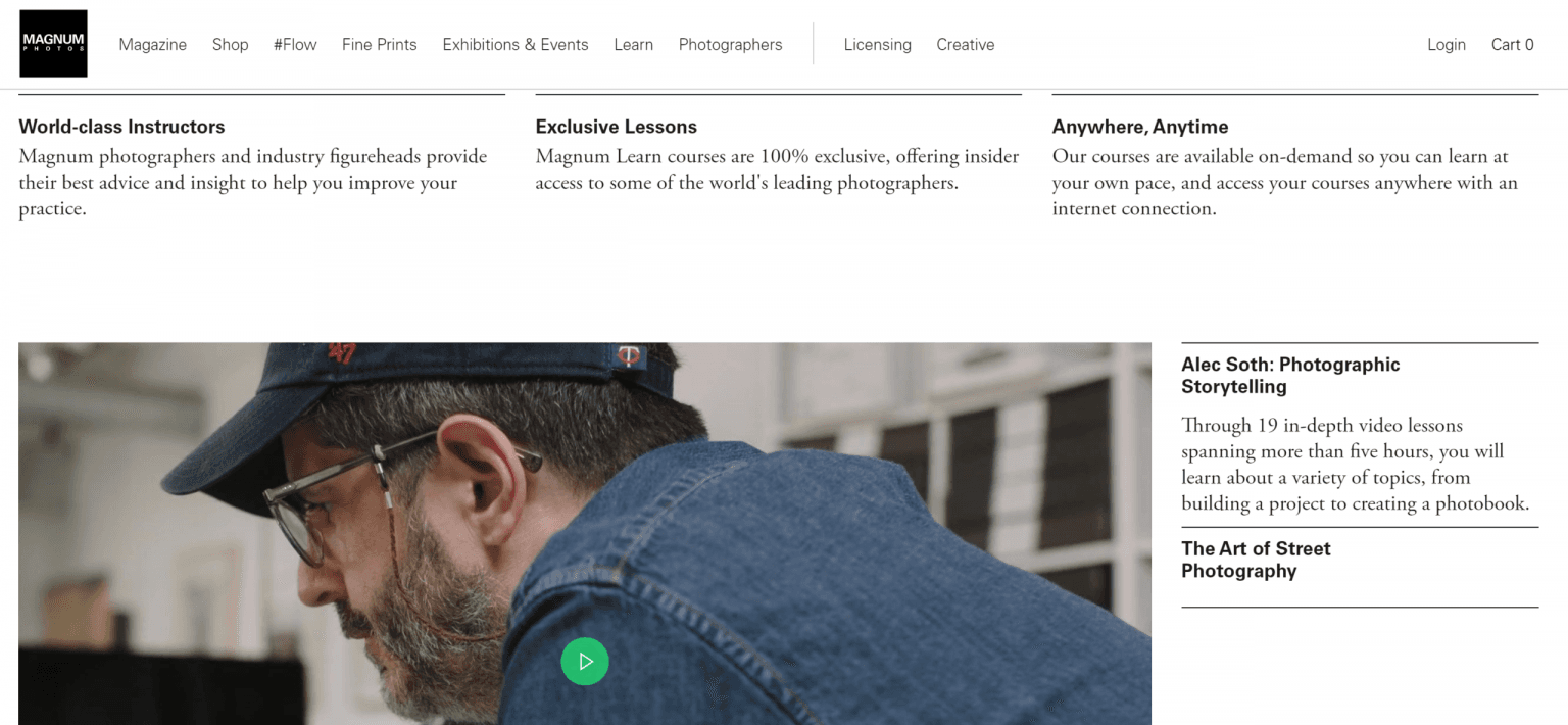 Magnum Photos Online Courses