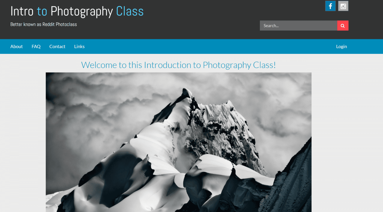 Reddit Photoclass: Introduction to Photography
