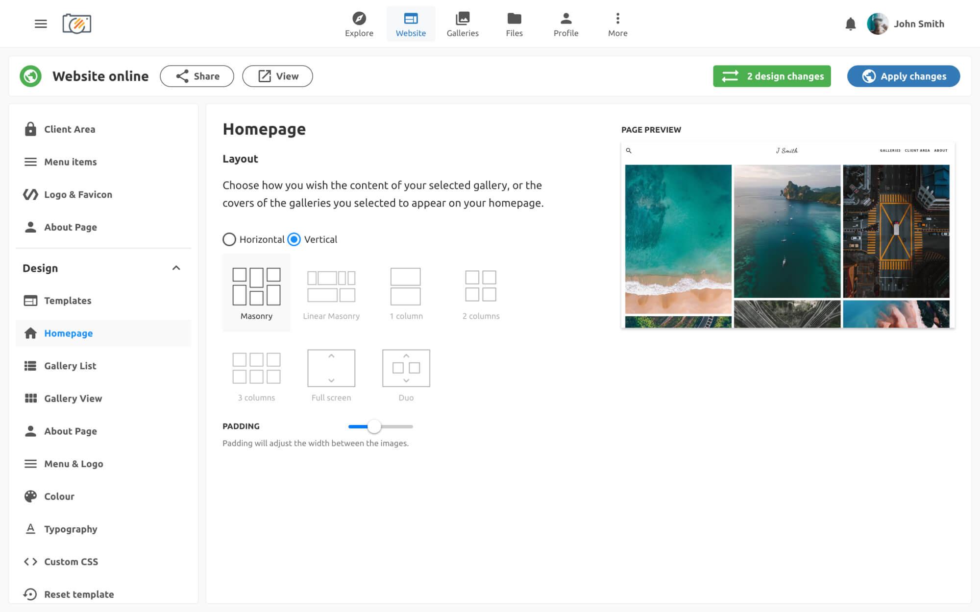 Create your beautiful portfolio website