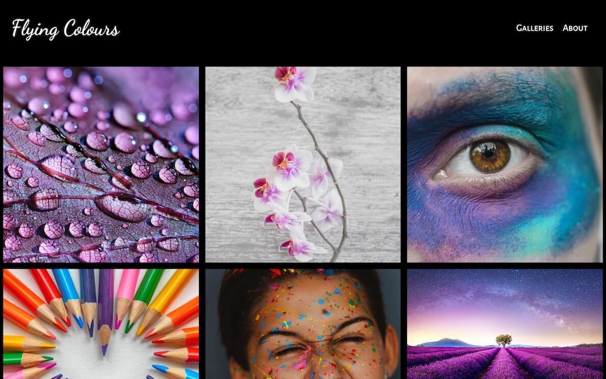 Preview of Flying Colours template