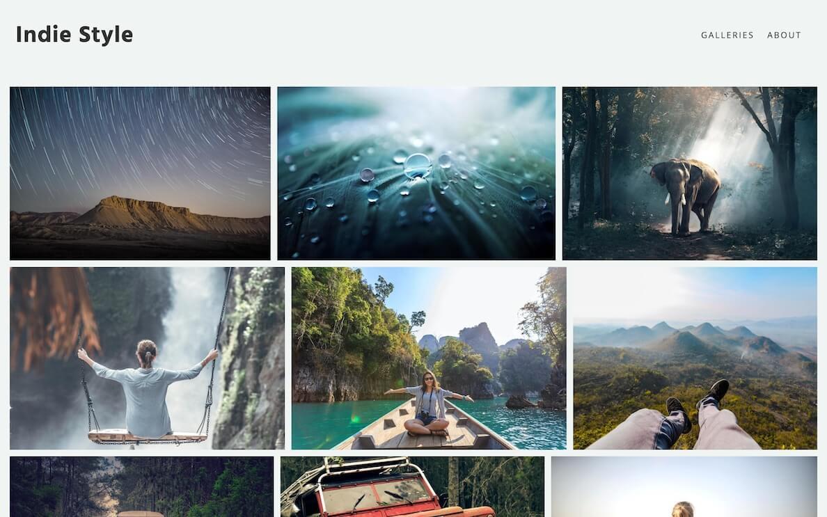 Preview of Indie Style template