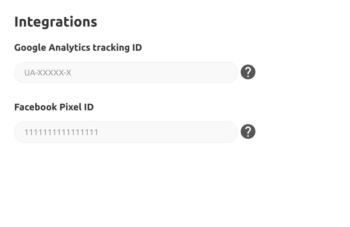 Facebook Pixel & Google Analytics