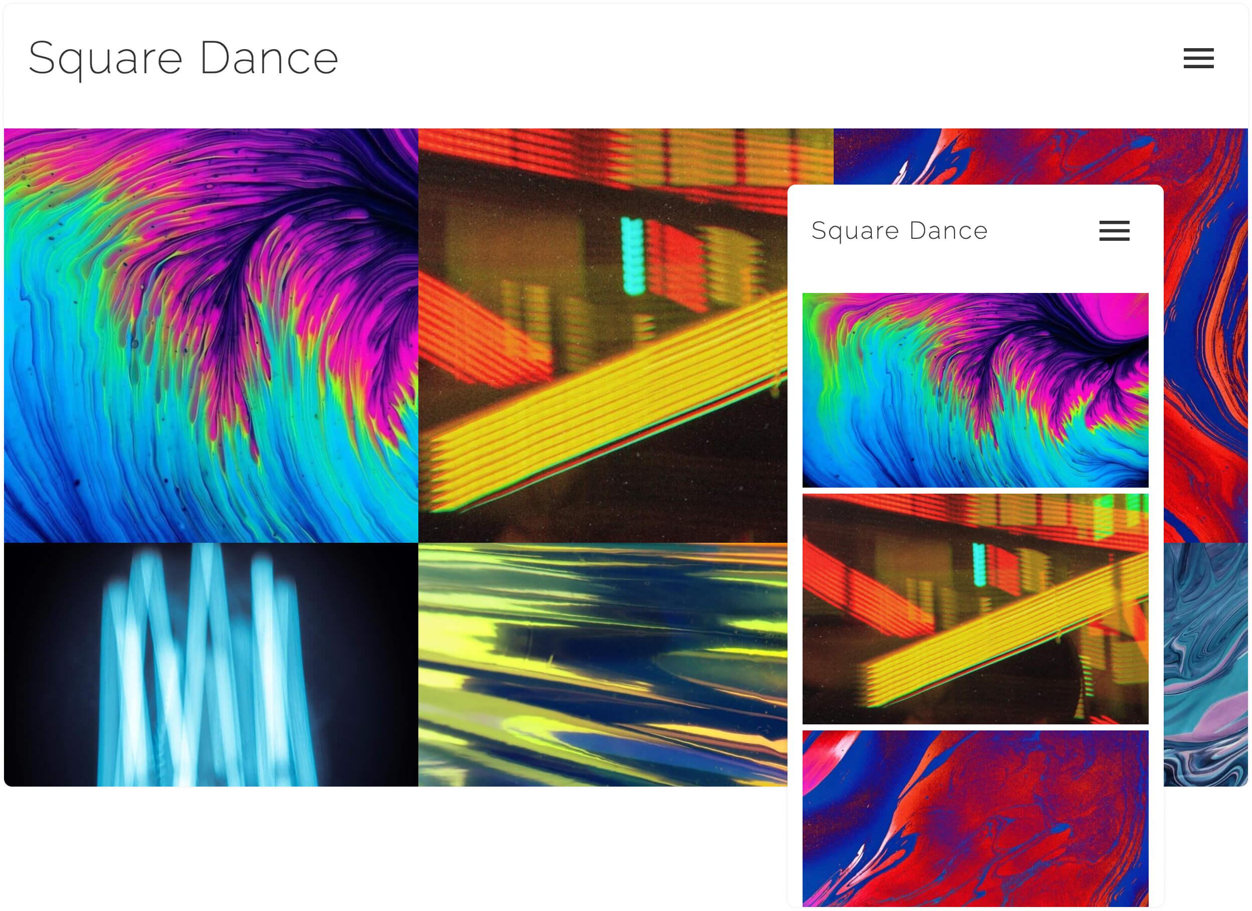 Responsive templates