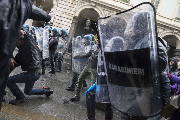 Clash on May 1 in Turin