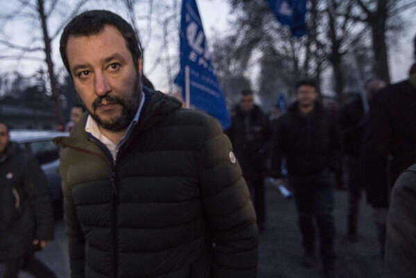 Matteo Salvini in Turin 02-1-2018