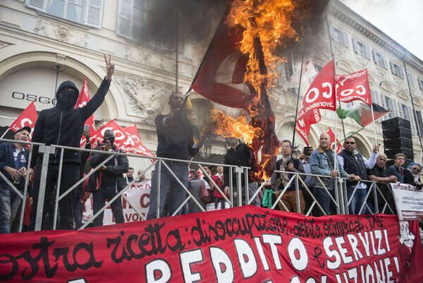 May Day in Turin