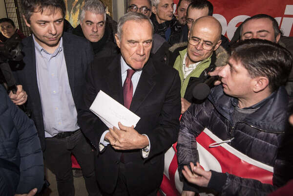 Pietro Grasso in Turin 01-21-2018