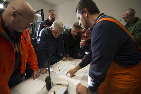 Sergio Chiamparino visits the fire places in Piedm